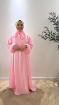 Satin dress - pink