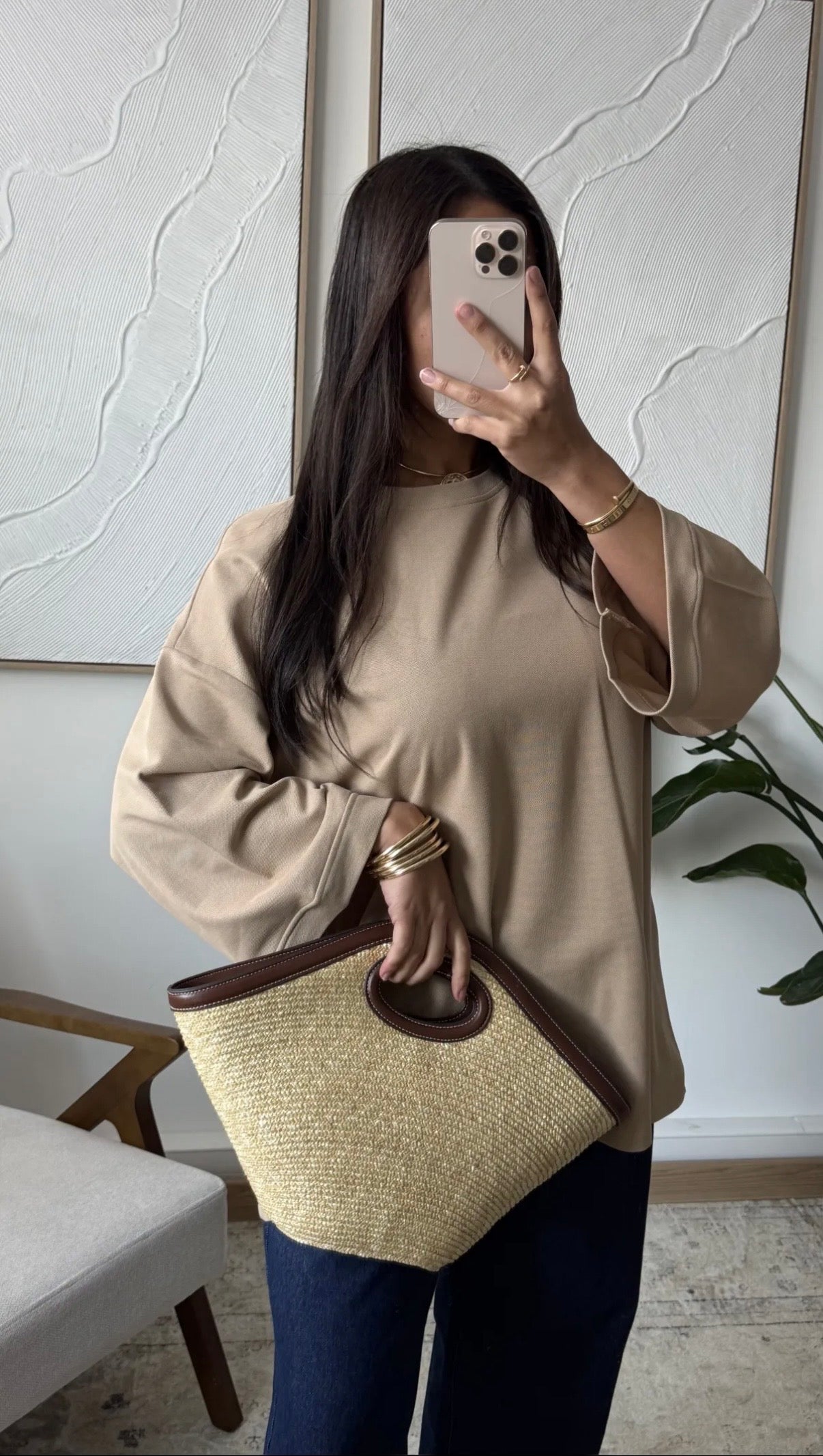 Basic t-shirt - taupe