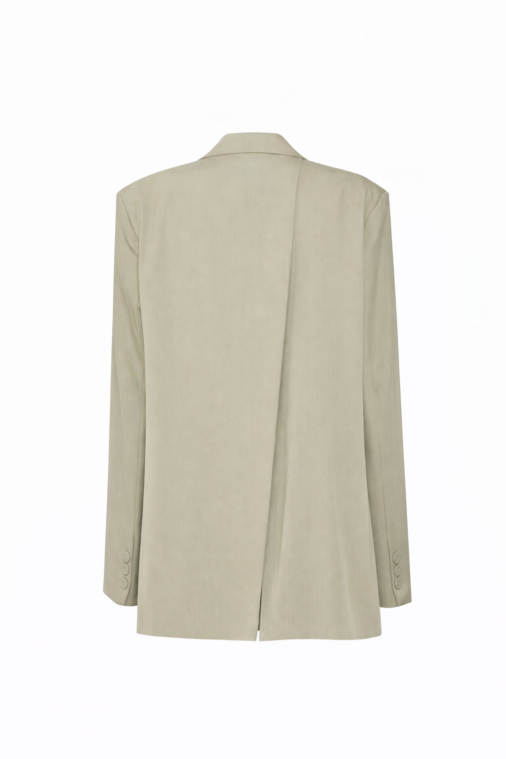 Essential open back blazer - sage