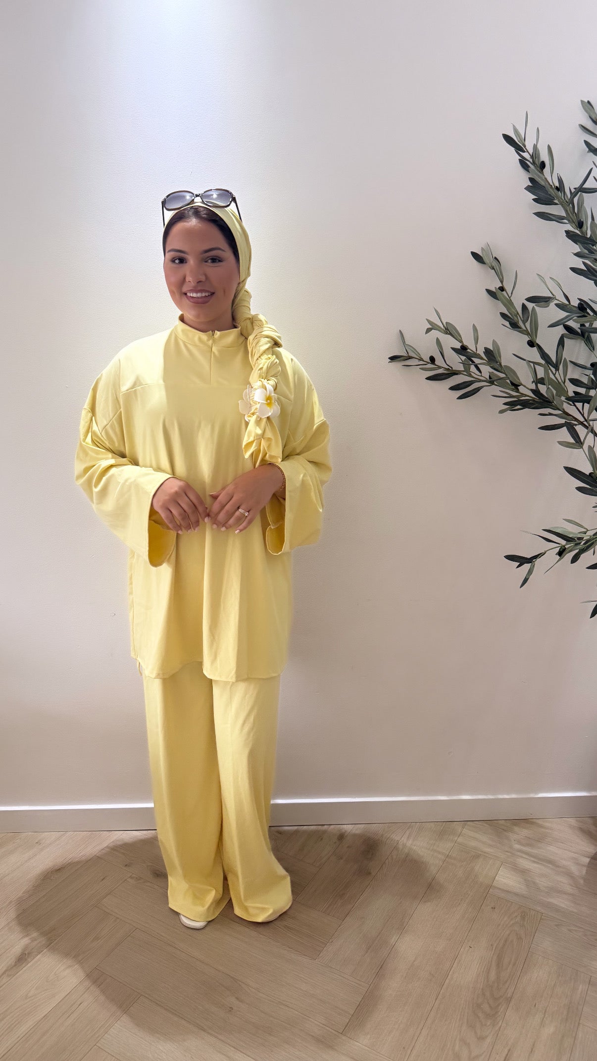 Burkini short - Yellow
