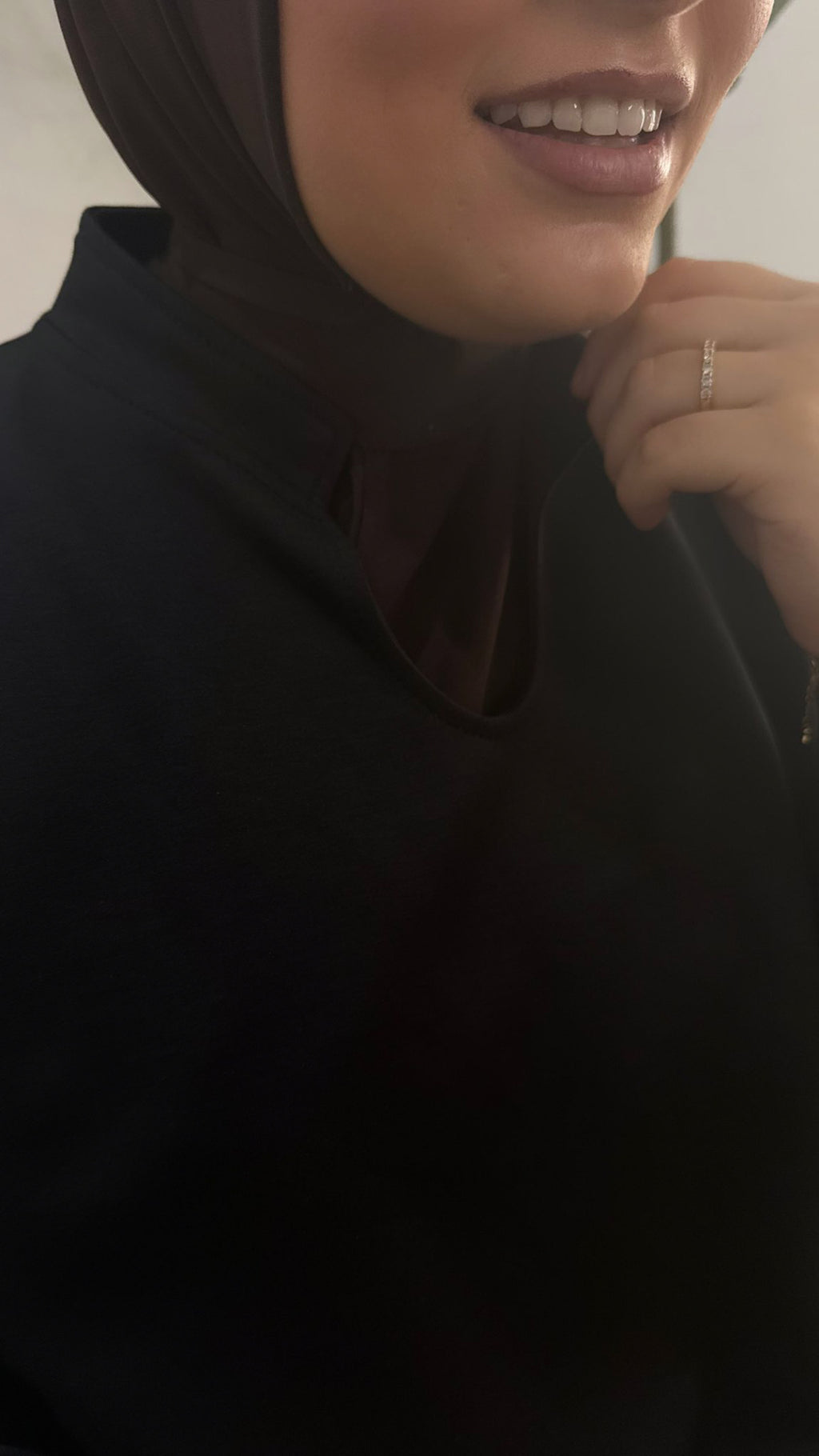 Essential twinset - black