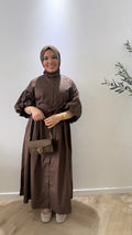 Ballon sleeve - brown