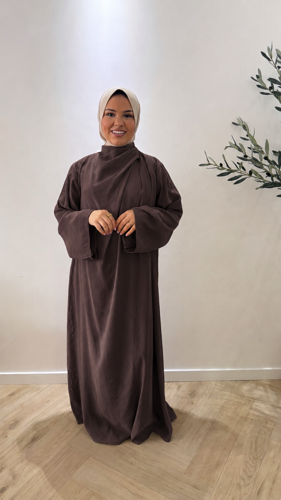 Essential dress - brown
