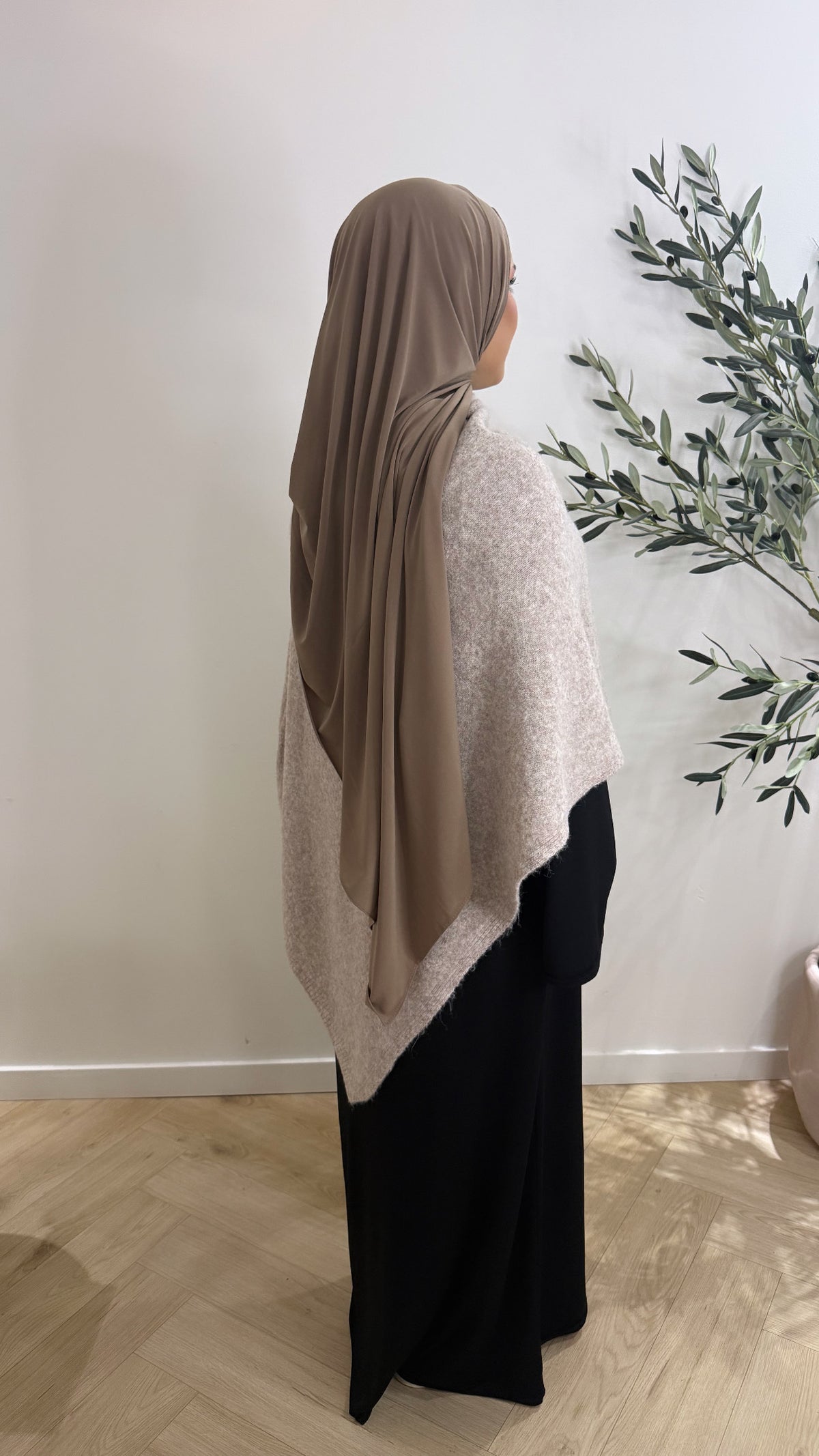 Poncho - taupe