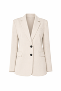 Essential tailored blazer - beige