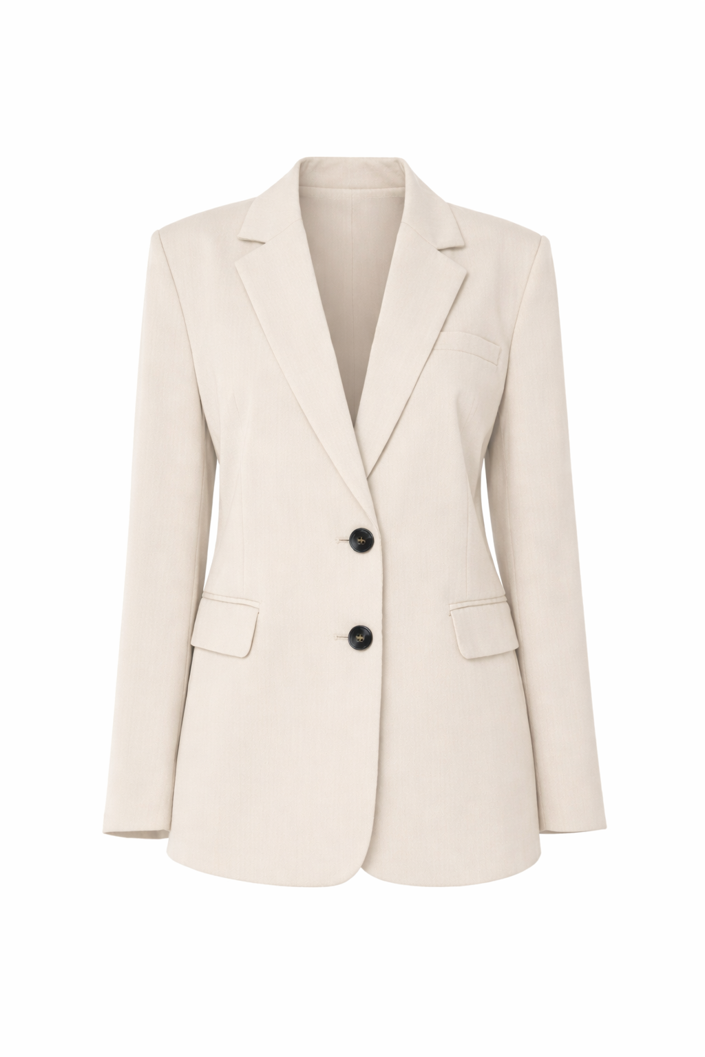 Essential tailored blazer - beige