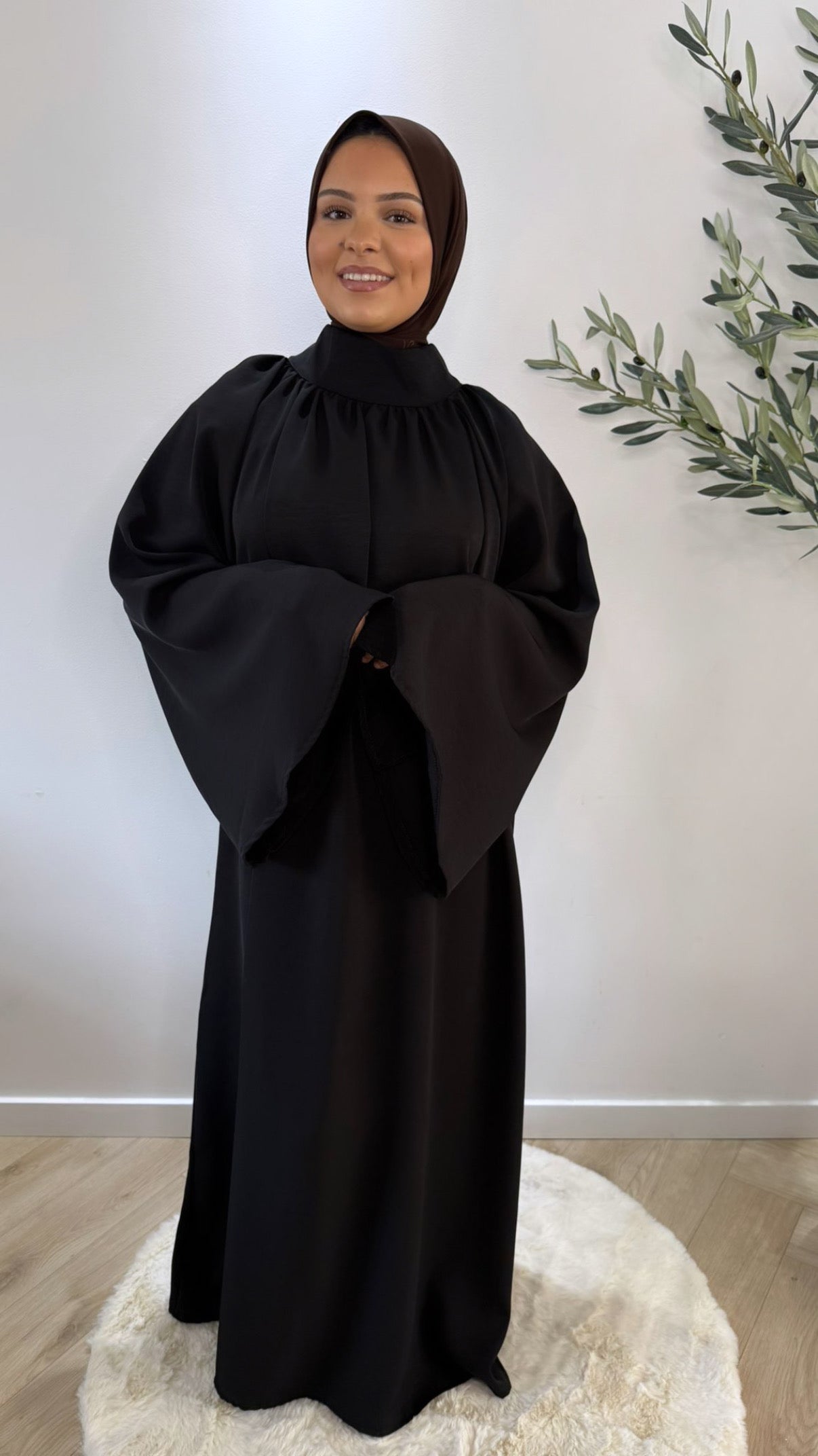 Long sleeve dress - black