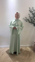 Long Sleeve Dress - Mint green