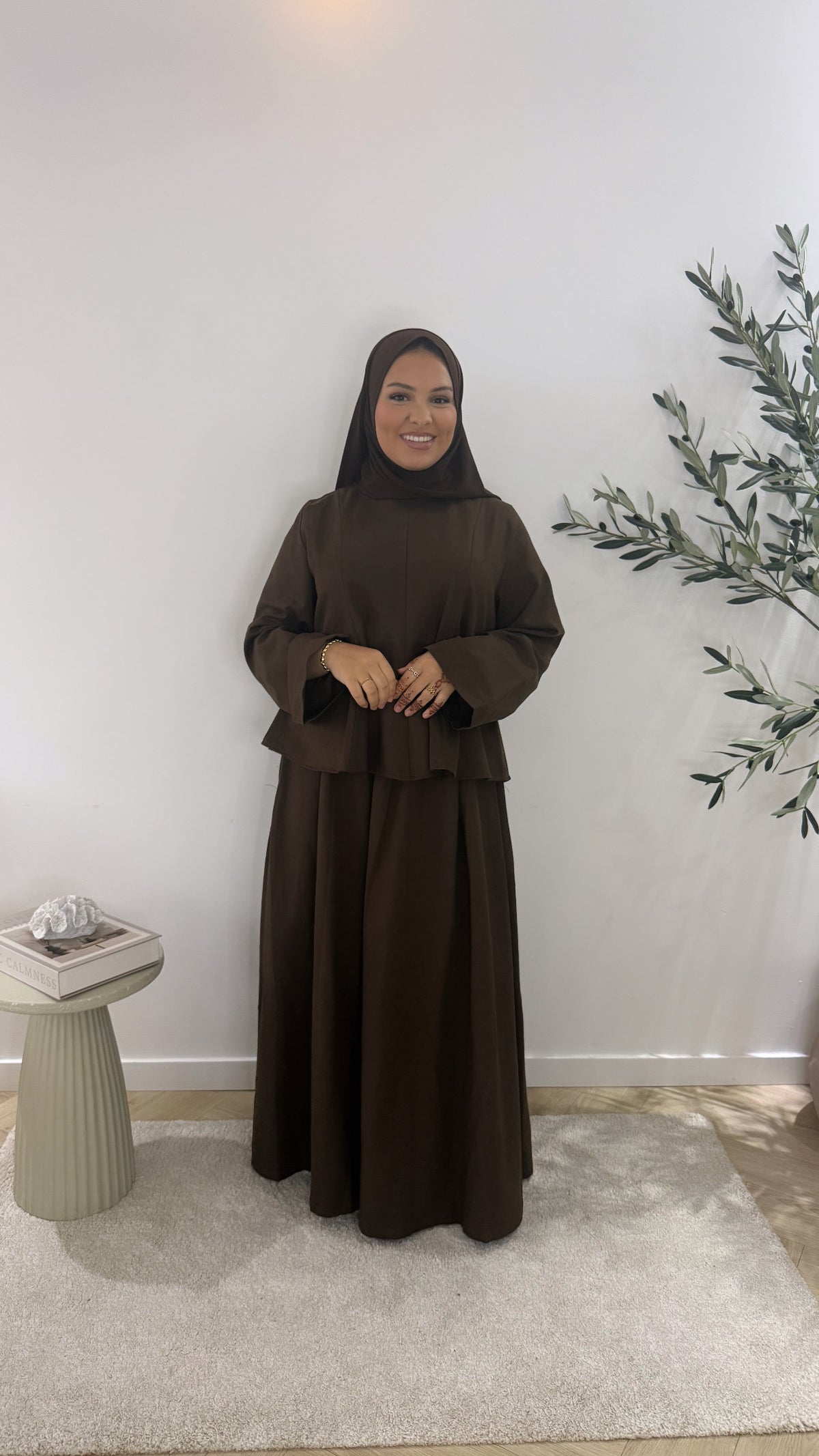Classy twinset - brown