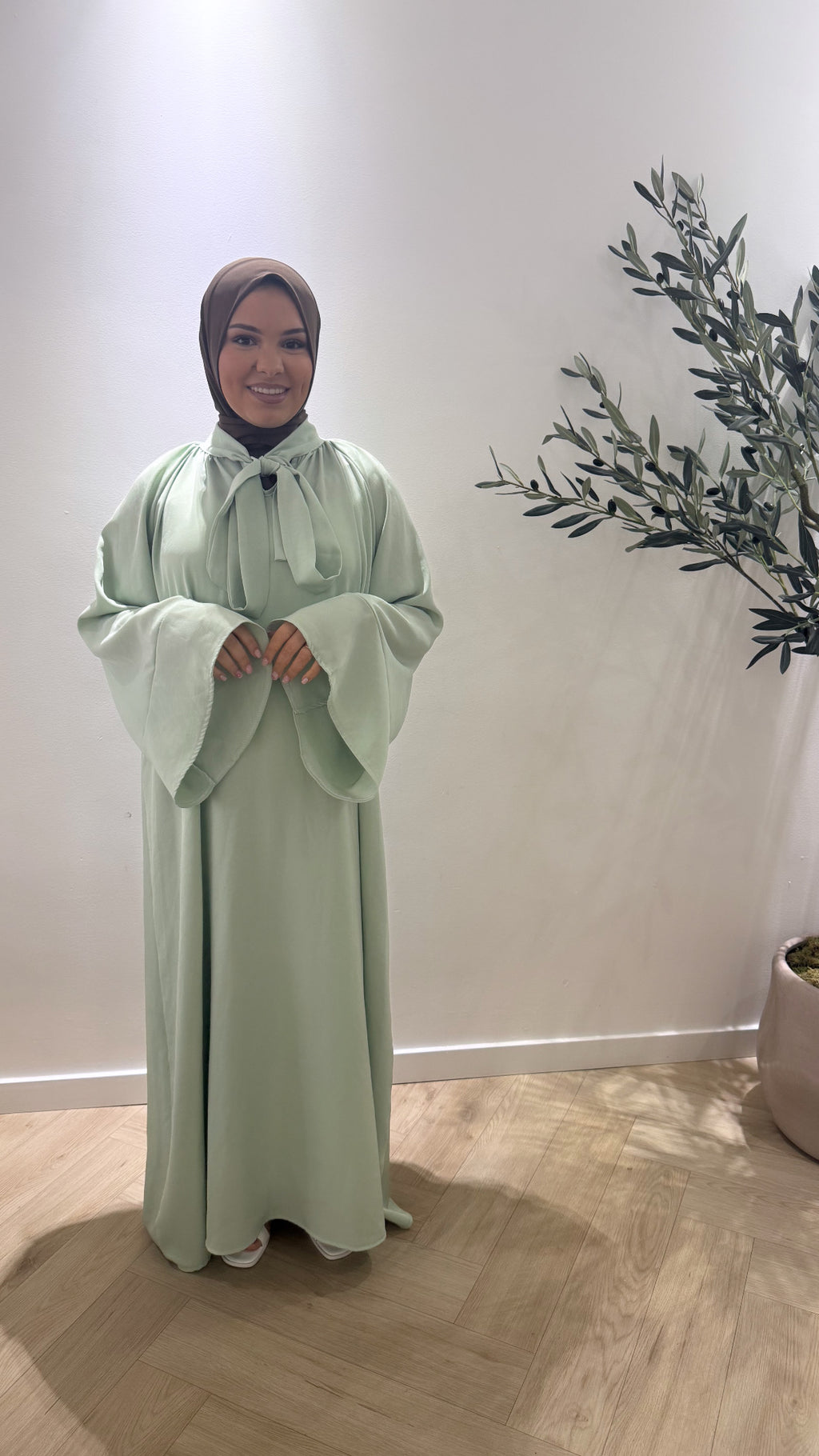 Long sleeve dress - mint