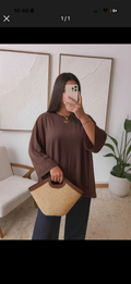 Basic t-shirt - brown