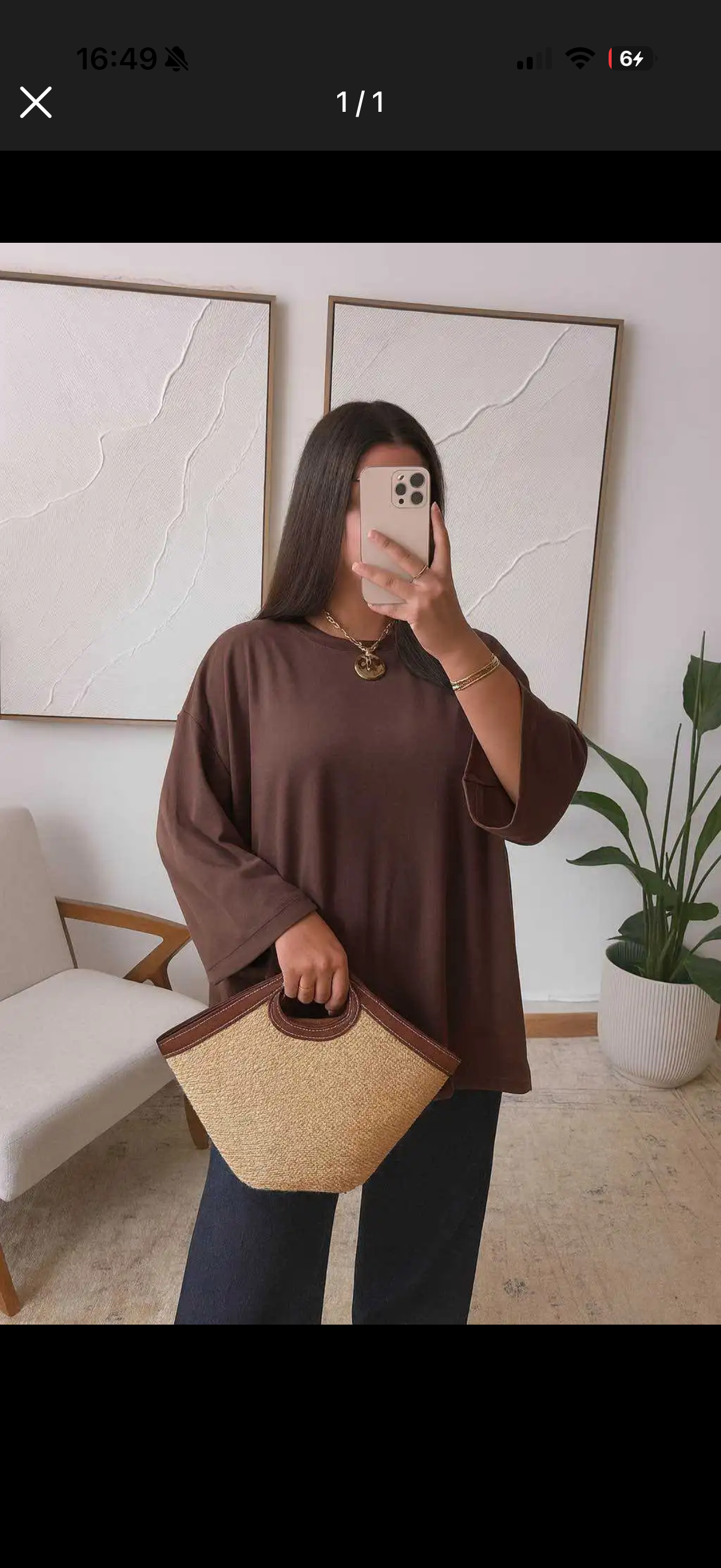 Basic t-shirt - brown
