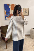 Everyday stripes tee - beige