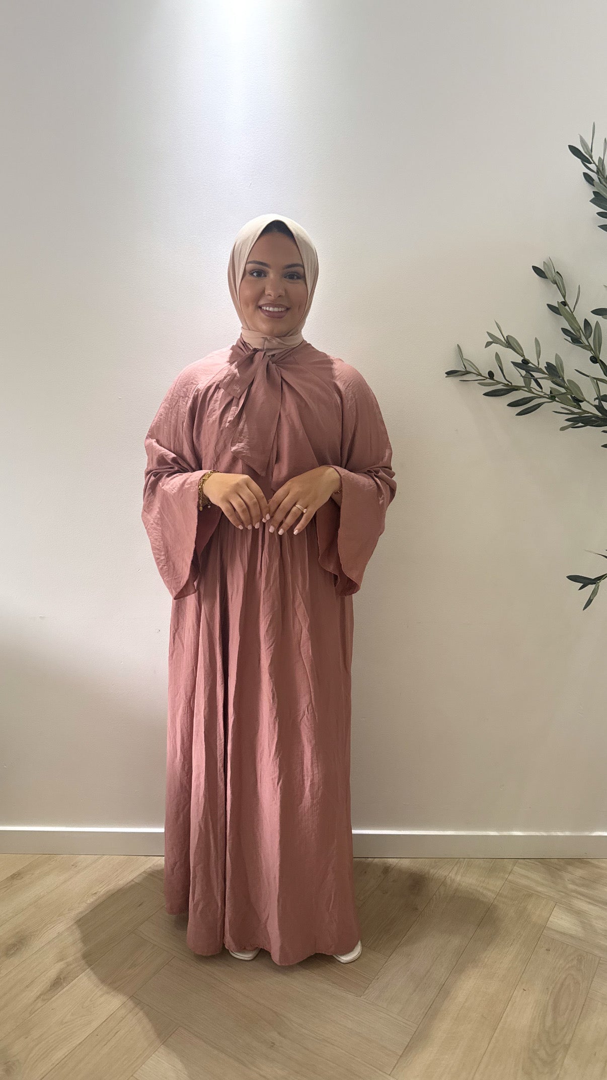 Bow twinset - zalm
