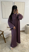 Marrakech dress - aubergine