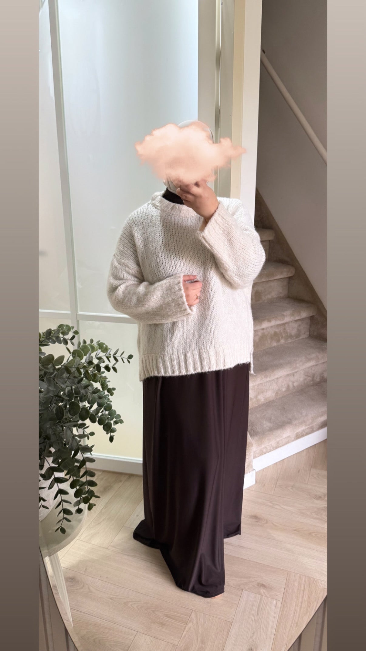 Cosy sweater - offwhite