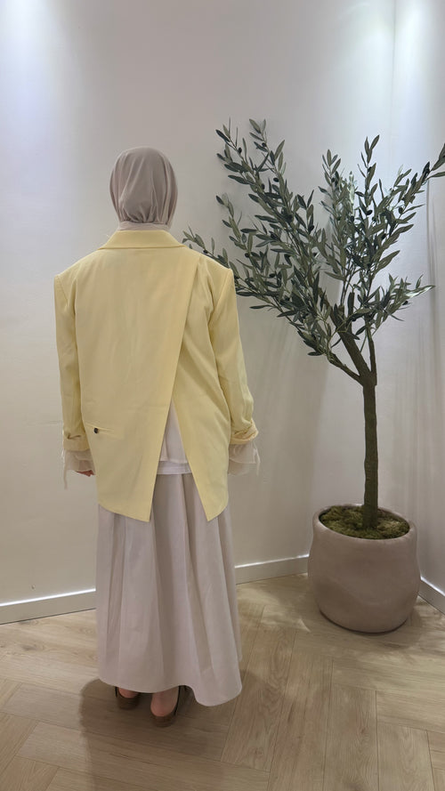Blazer - butter yellow