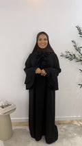 Ruffle dress - black