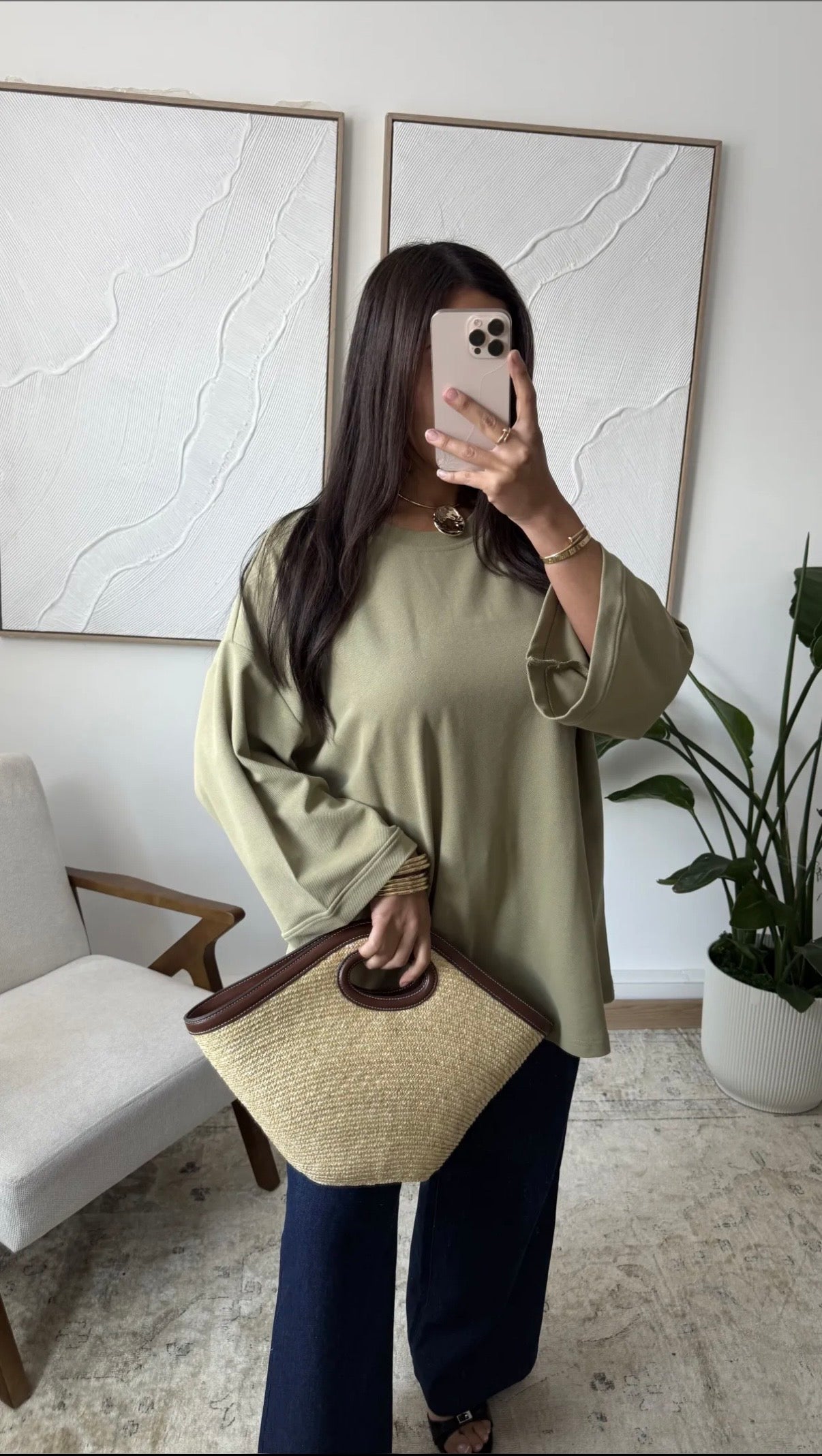 Basic t-shirt - olive