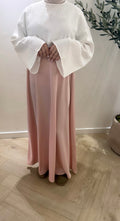 Satin Skirt - Blush Pink