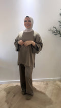 Silky Twinset - Taupe