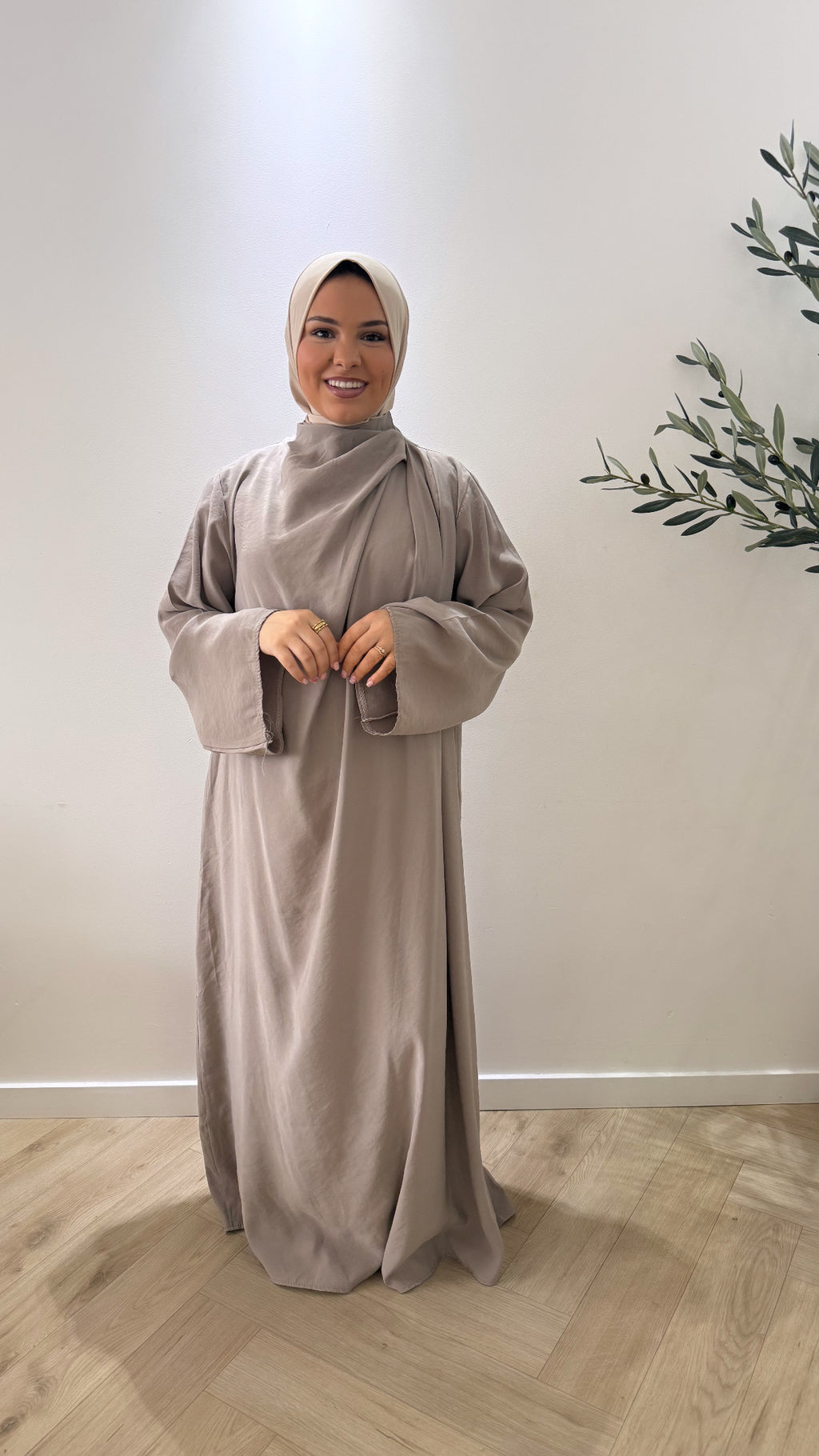 Essential dress - taupe
