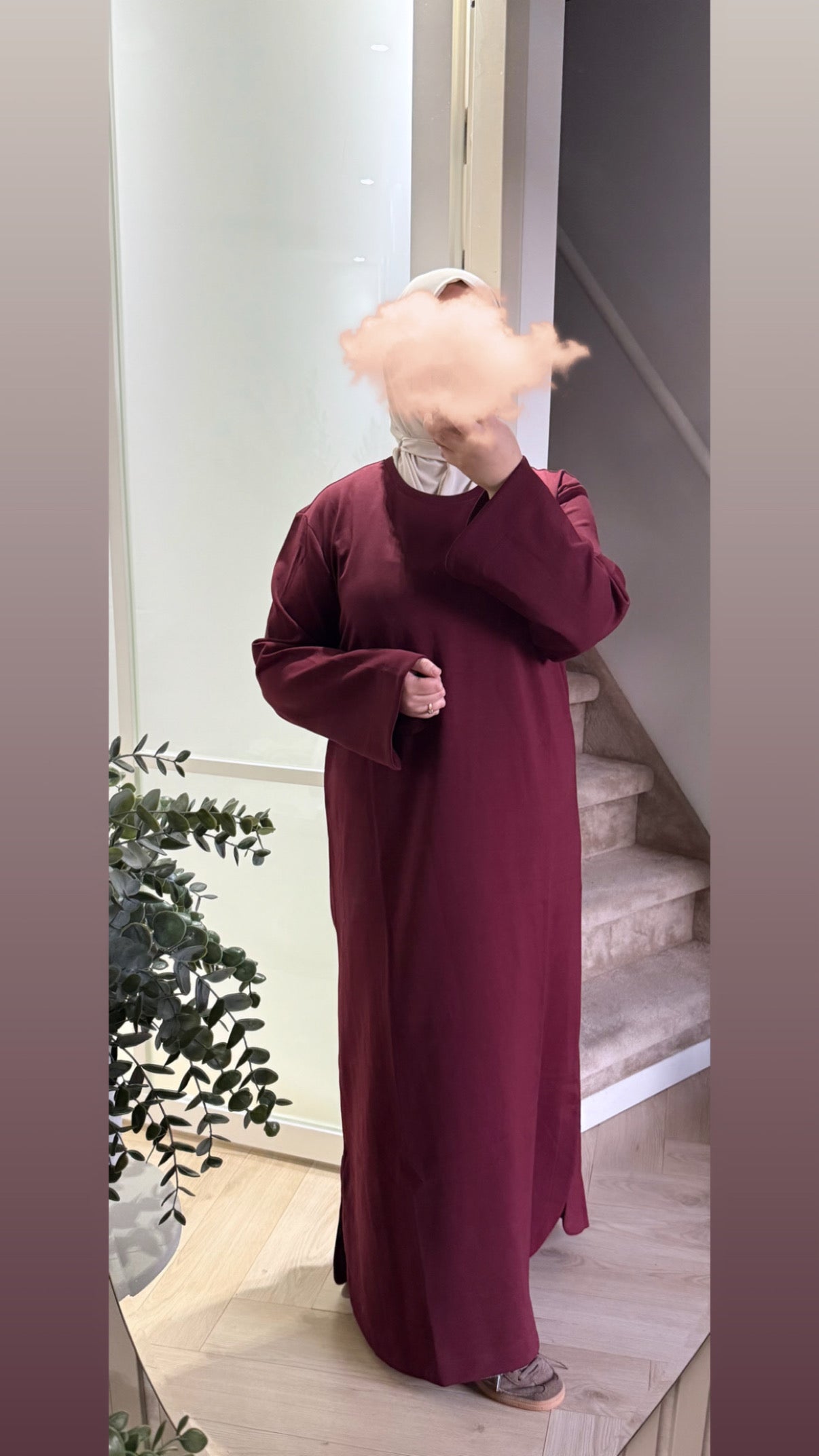 Maxi dress - Bordeaux