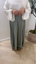 Satin Skirt - Eucalyptus