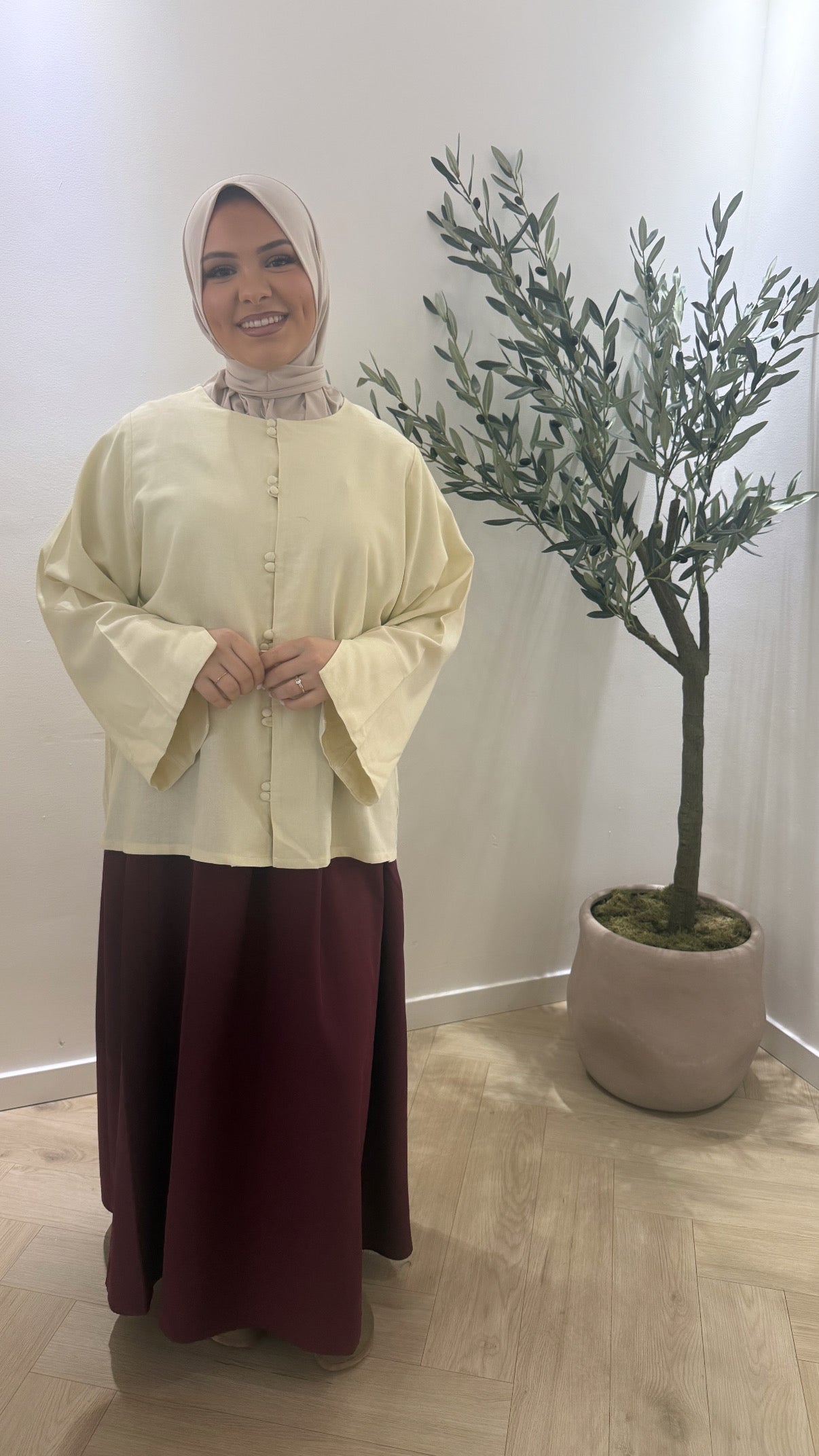 Linnen Blouse - Butter Yellow