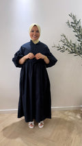 Ballon sleeve - navy