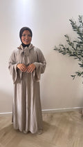 Bow twinset - taupe