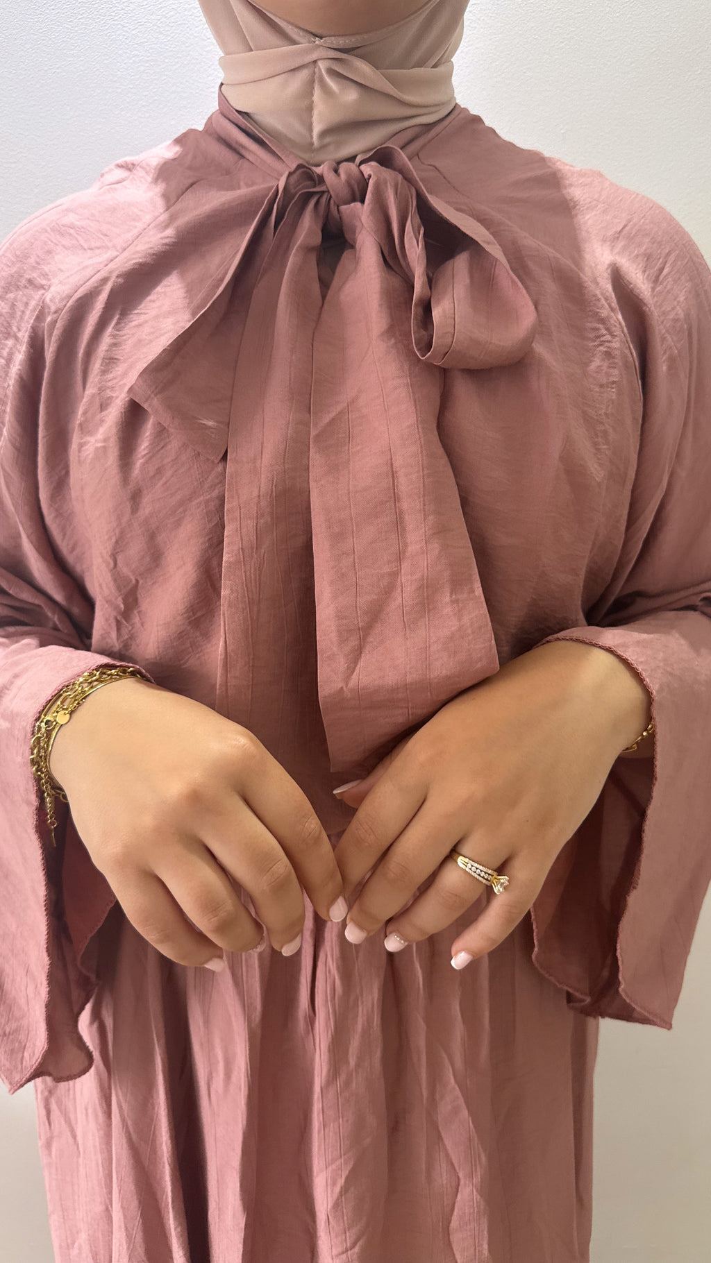 Bow twinset - zalm