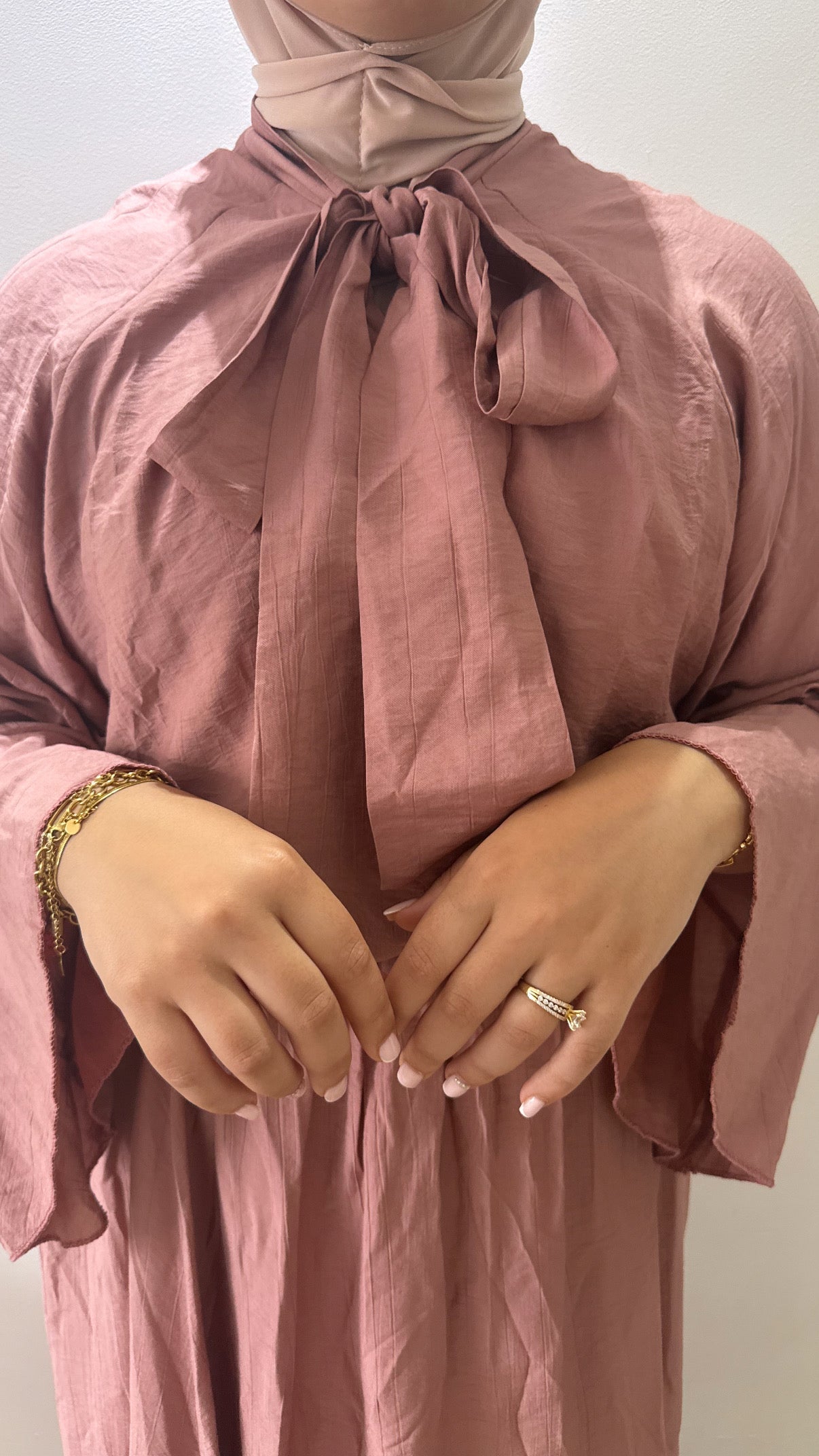 Bow twinset - zalm