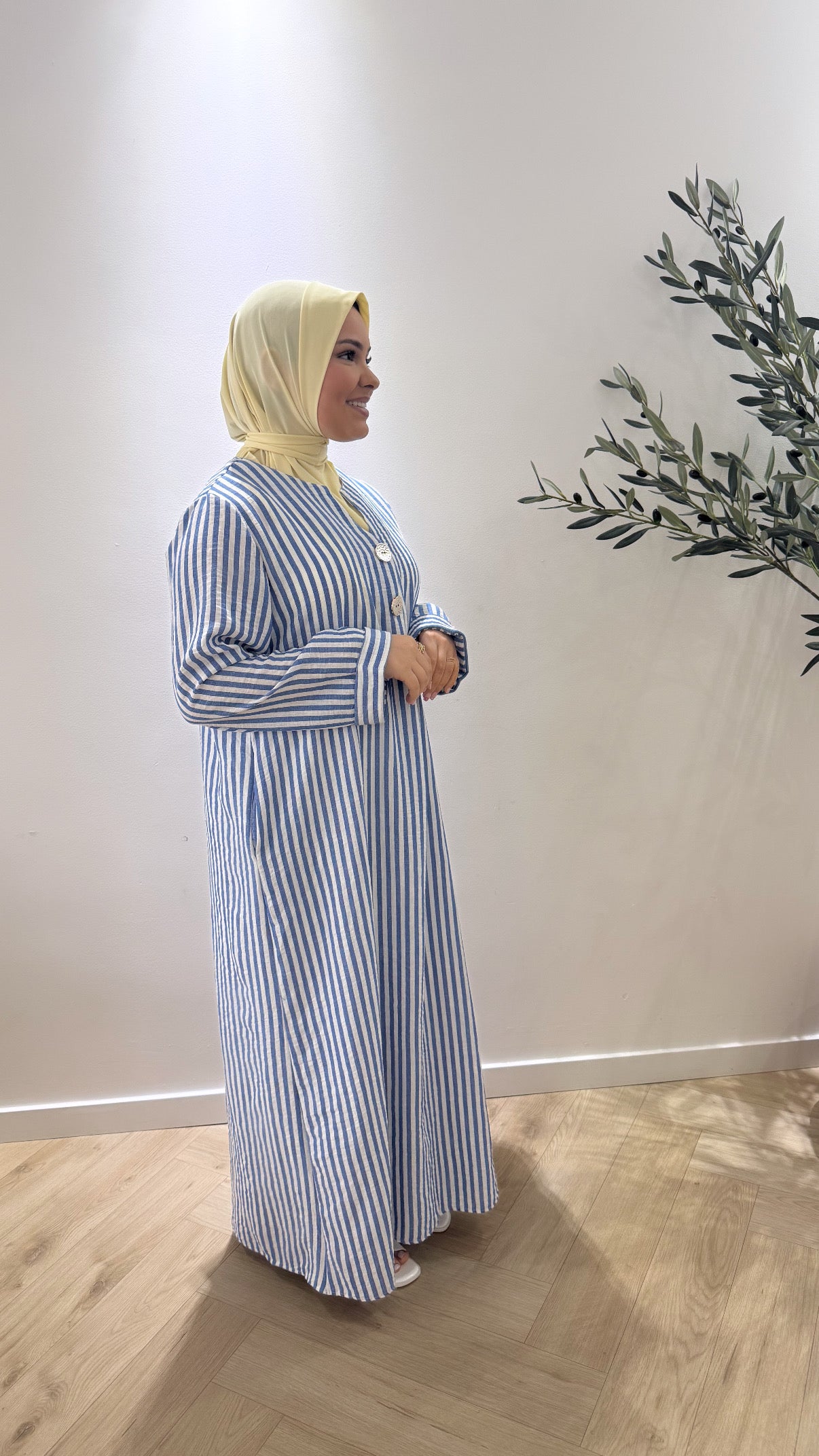 The stripe dress - navy