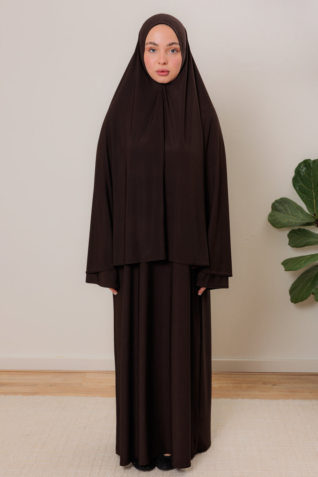 Jersey Khimaarset - Brown