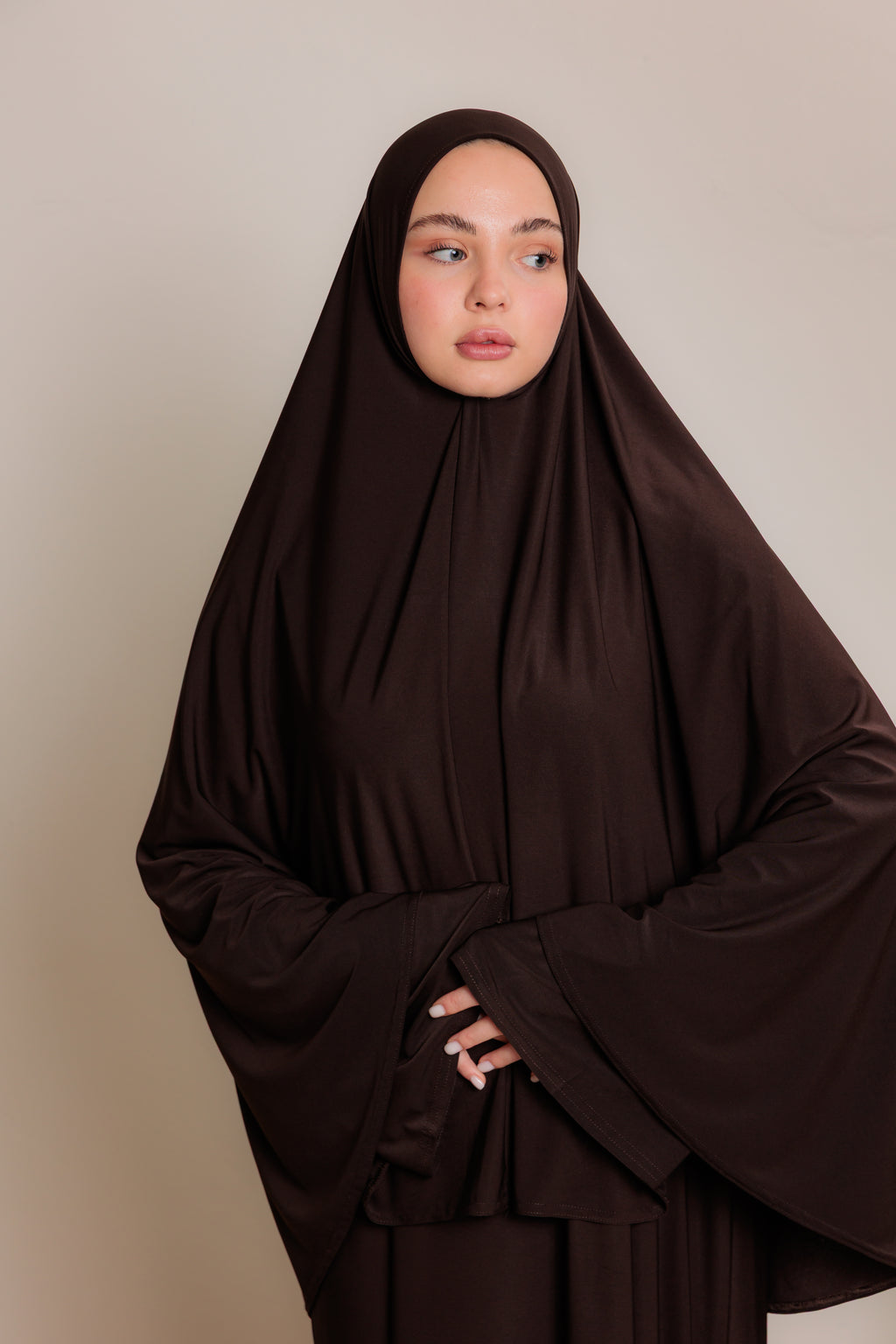 Jersey Khimaarset - Brown