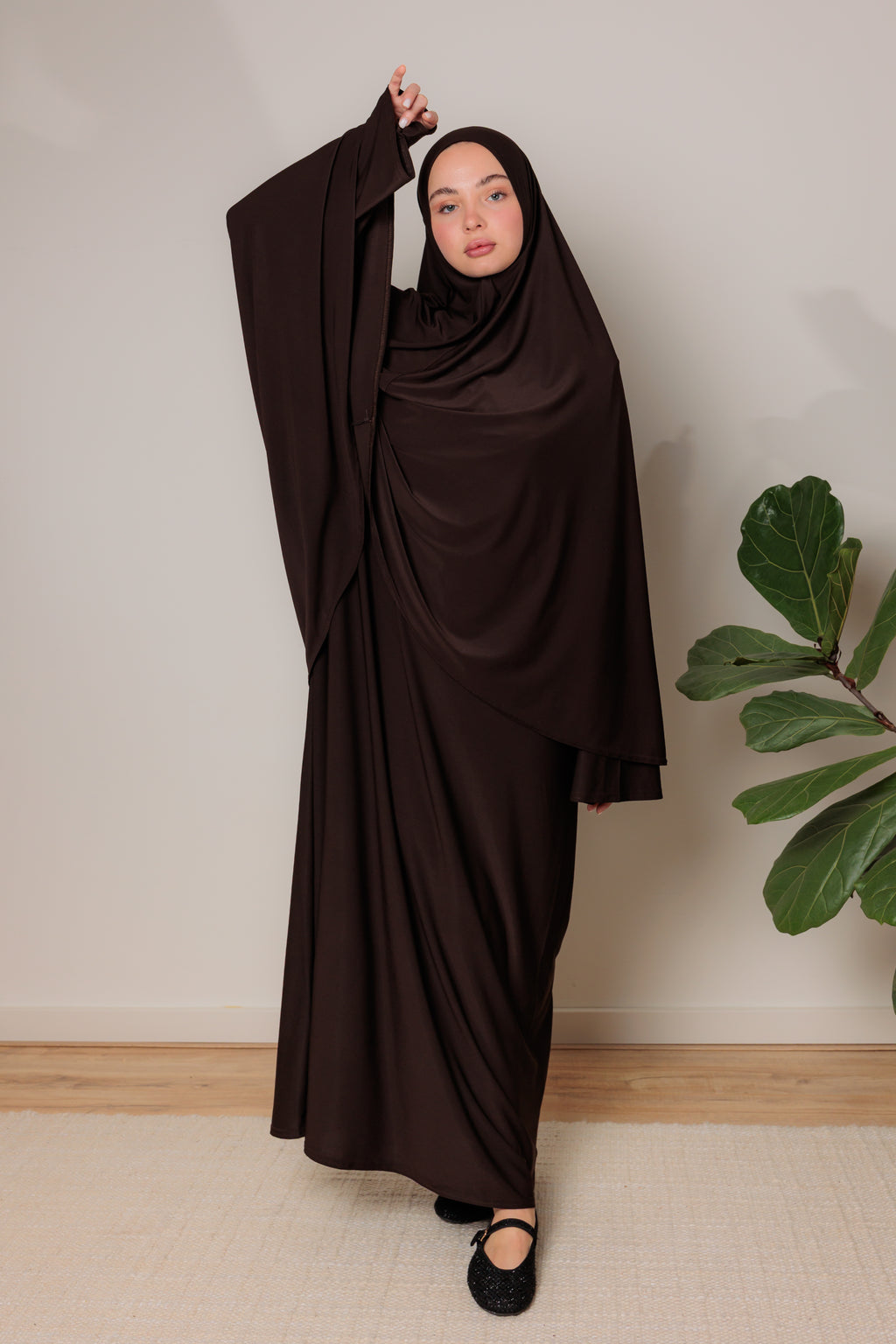 Jersey Khimaarset - Brown