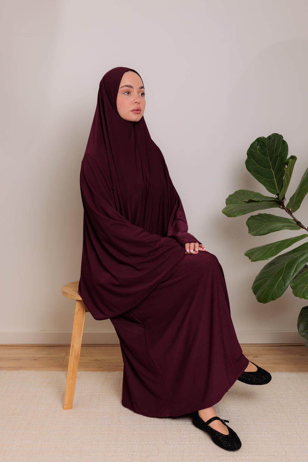 Jersey Khimaarset - Plum