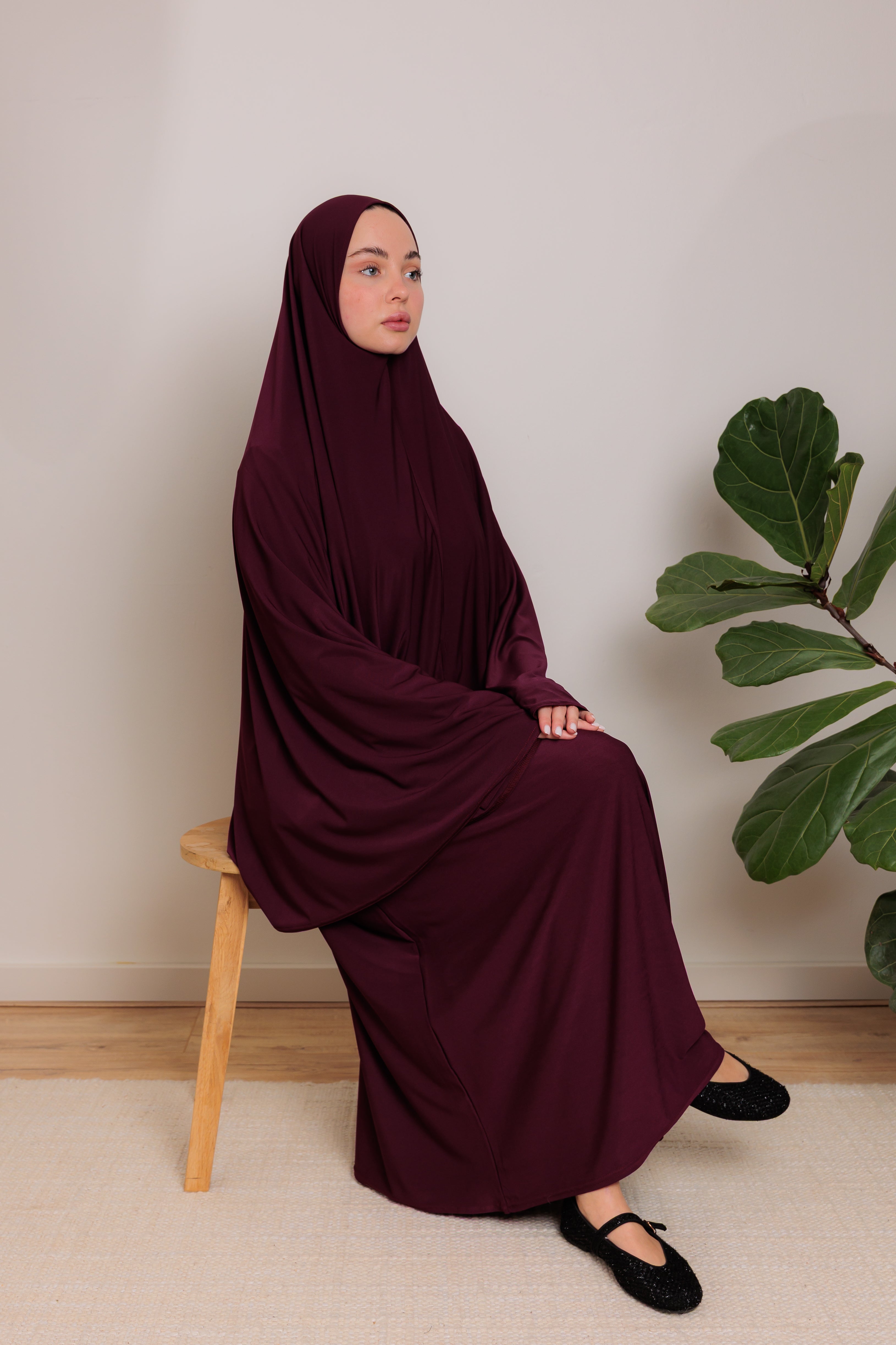 Jersey Khimaarset - Plum