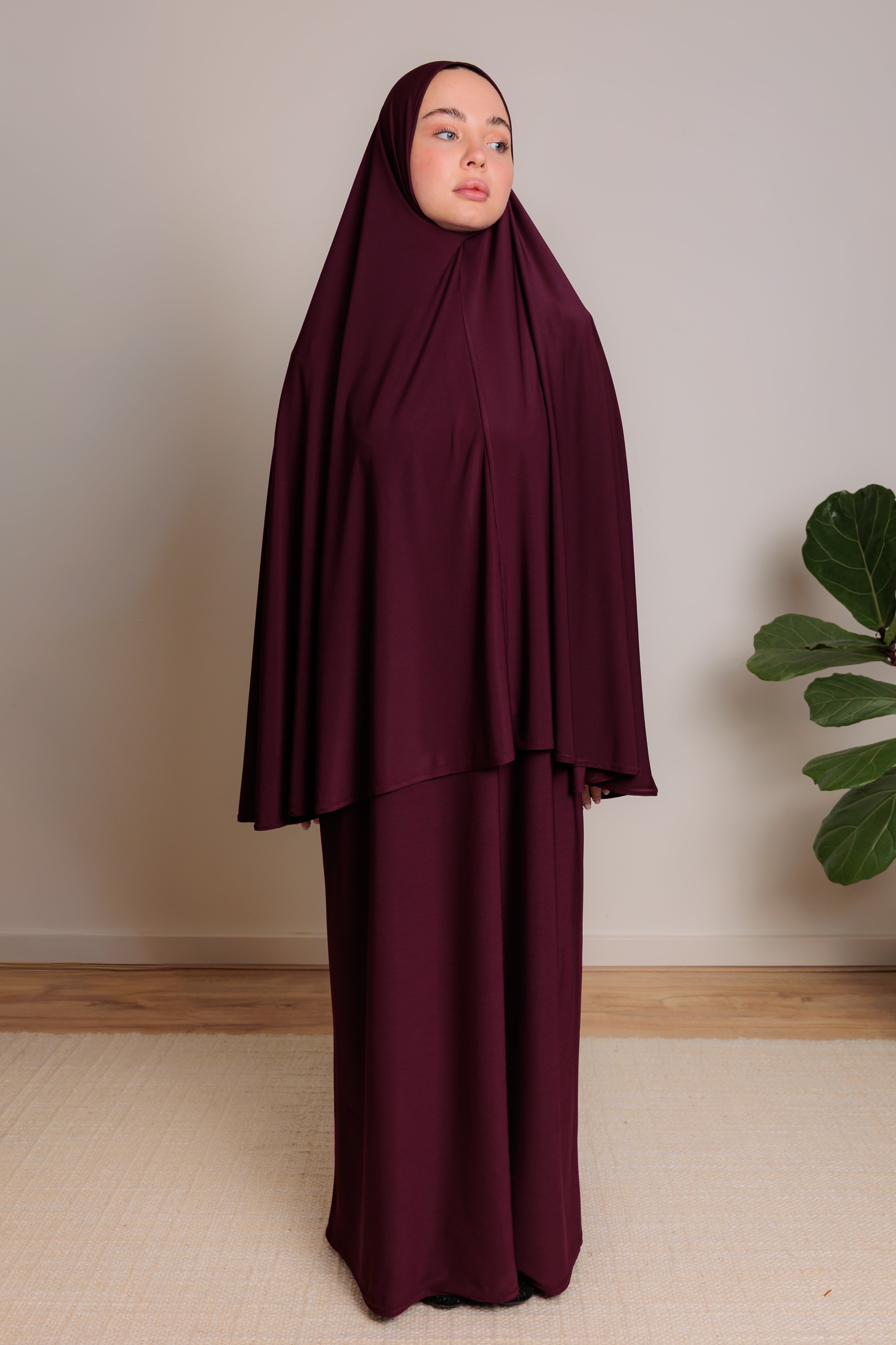 Jersey Khimaarset - Plum