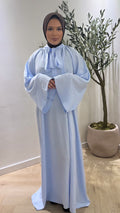 Long sleeve dress - babyblauw